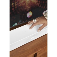 Sonos Beam Gen 2 Soundbar White - Exceptional Sound Quality & Sleek Design for Your Home Entertainment